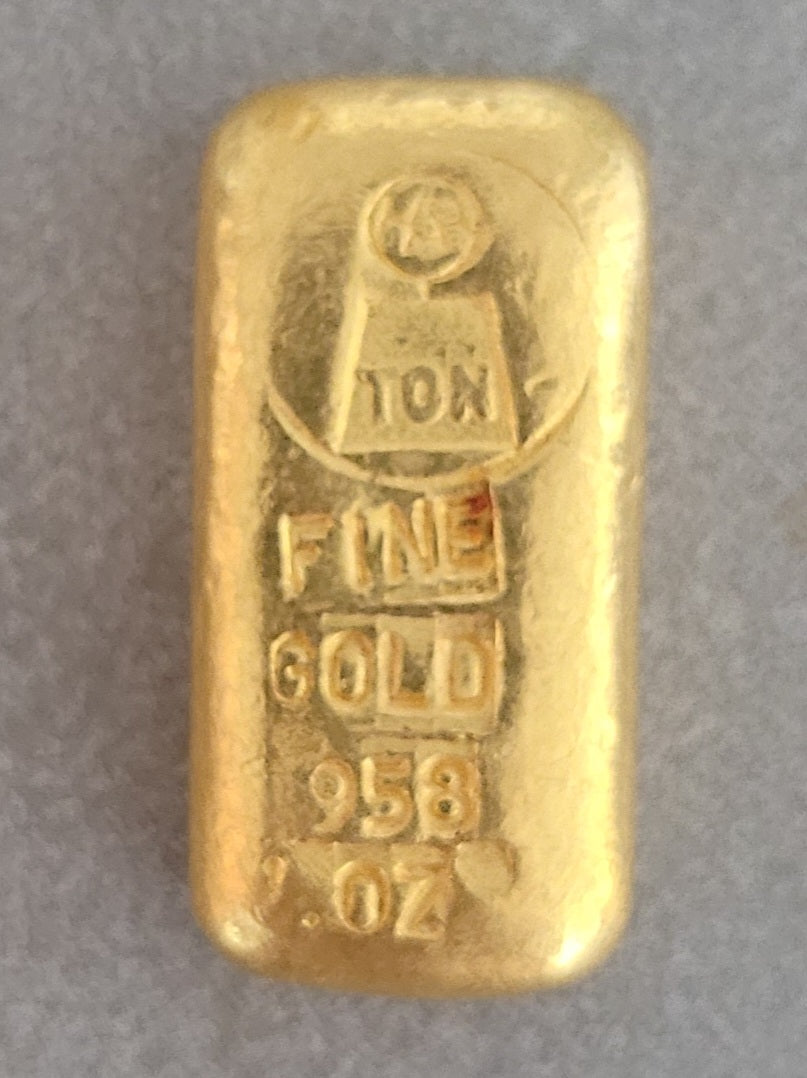 Harringtons 1oz Gold Bar