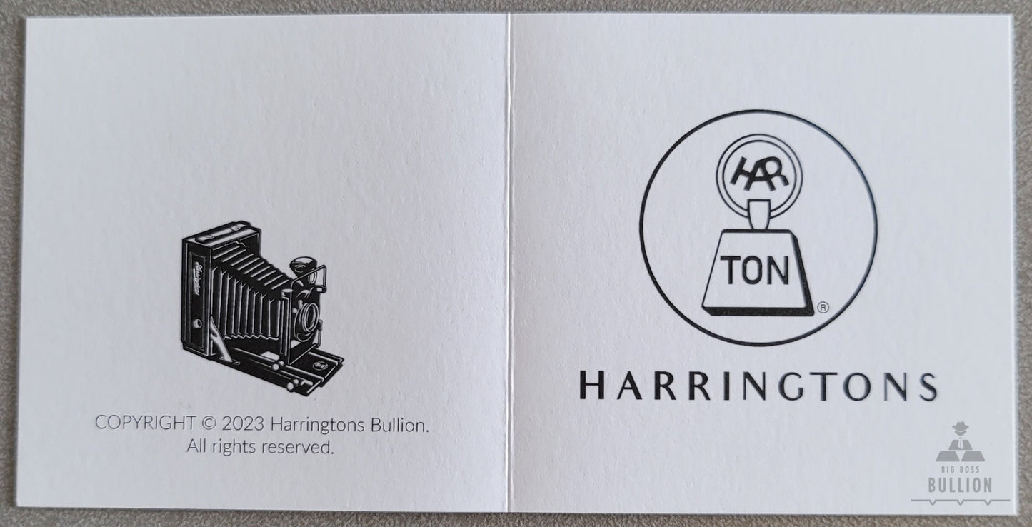 Harringtons 1oz Limited Mintage Silver Round