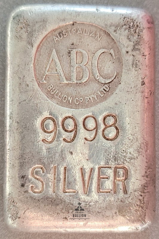 Vintage ABC circa 77g Silver Bar