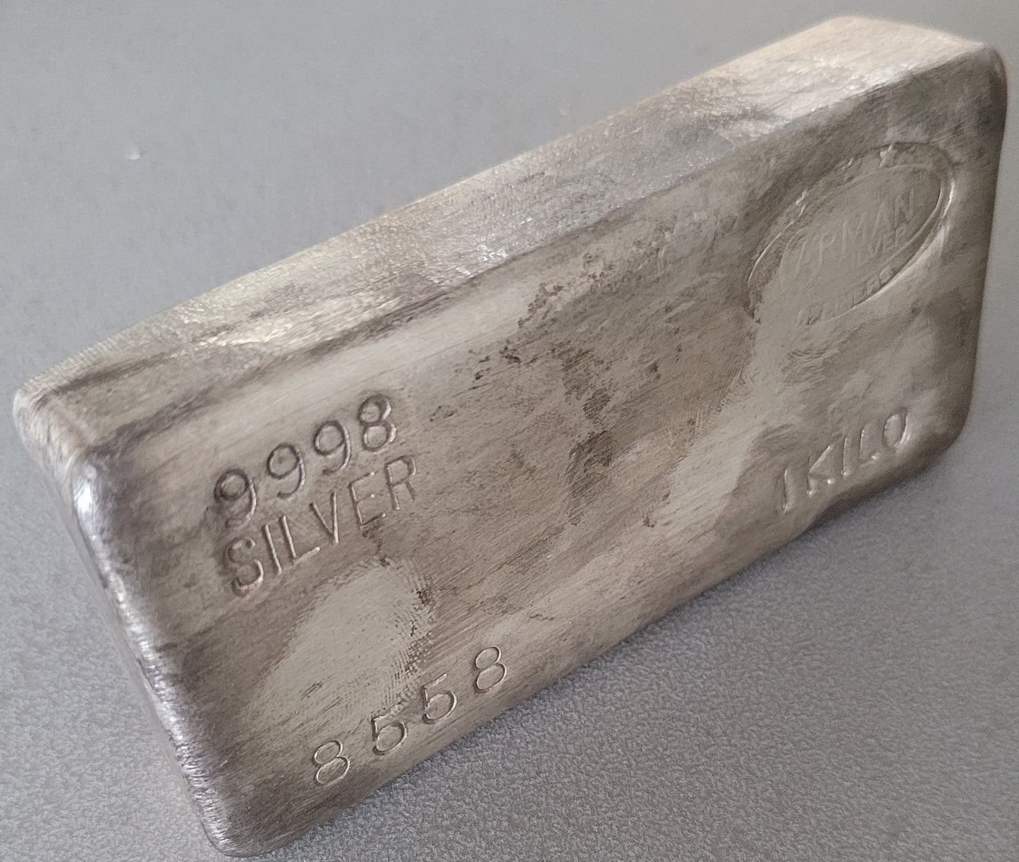 Carman Silver Refiners 1kg Silver Bar