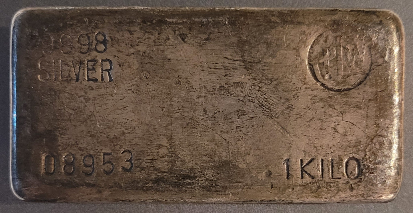 PJW 1kg Silver Bar