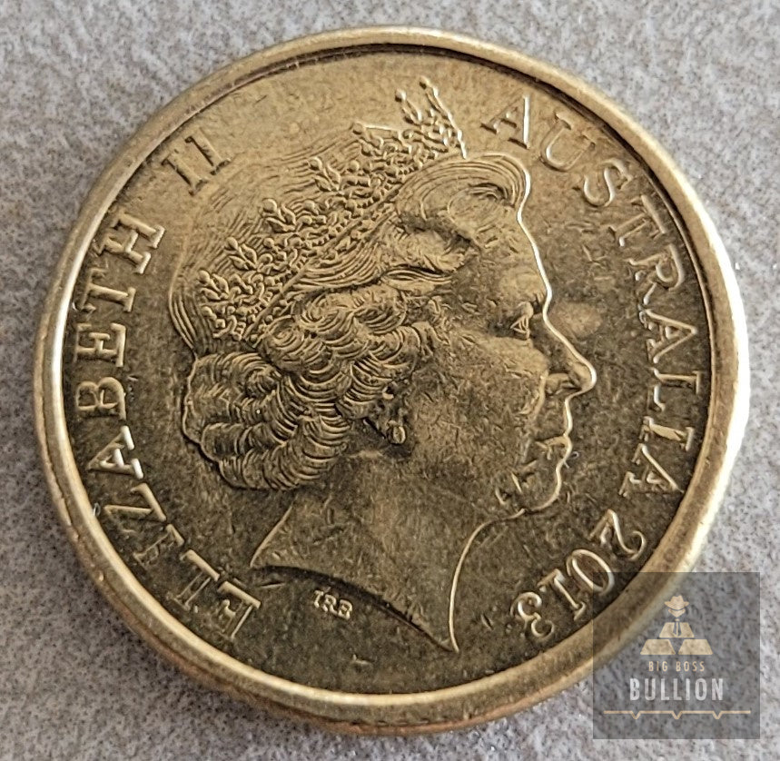 2013 Queens Coronation $2 Australian Coin (Circulated)